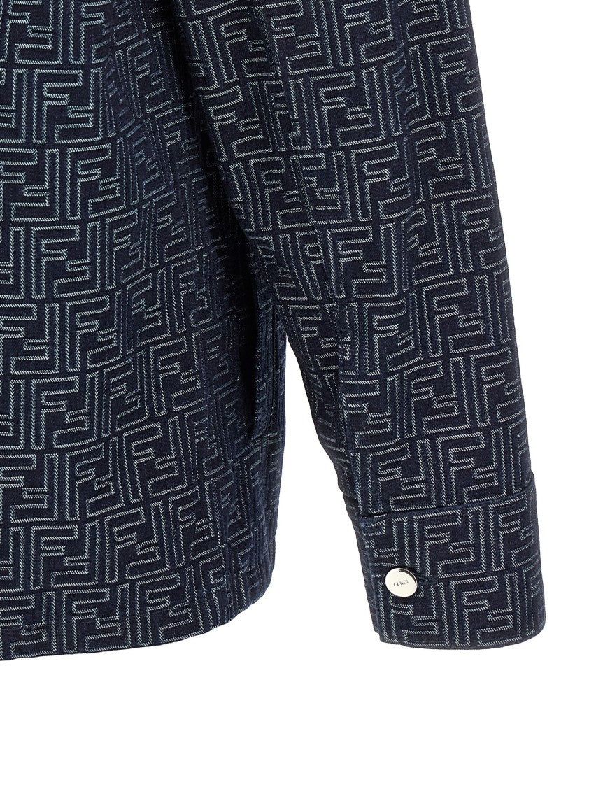 Fendi Overshirt Denim Ff