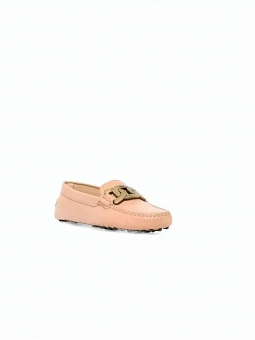 Tod's Metallic Chain Detail Calf Leather Loafer By Tod's