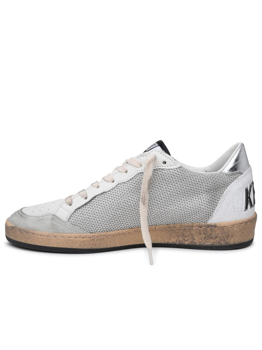 Golden Goose Ballstar Sneakers With Iconic Suede Star Appliqué