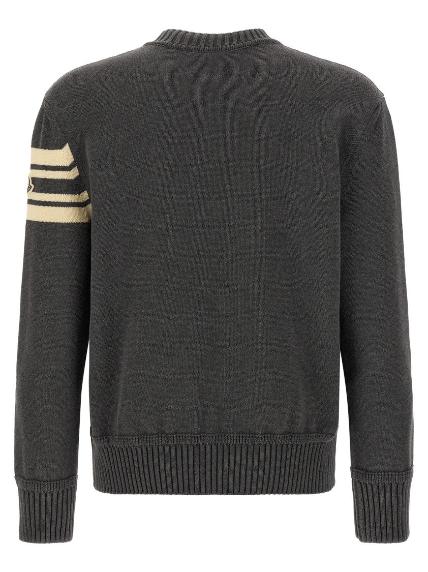 Moncler Bouclé Logo Sweater