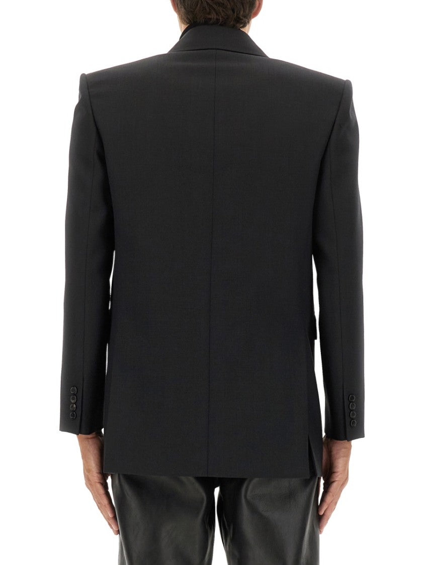 Saint Laurent Double-Breasted Wool Jacket