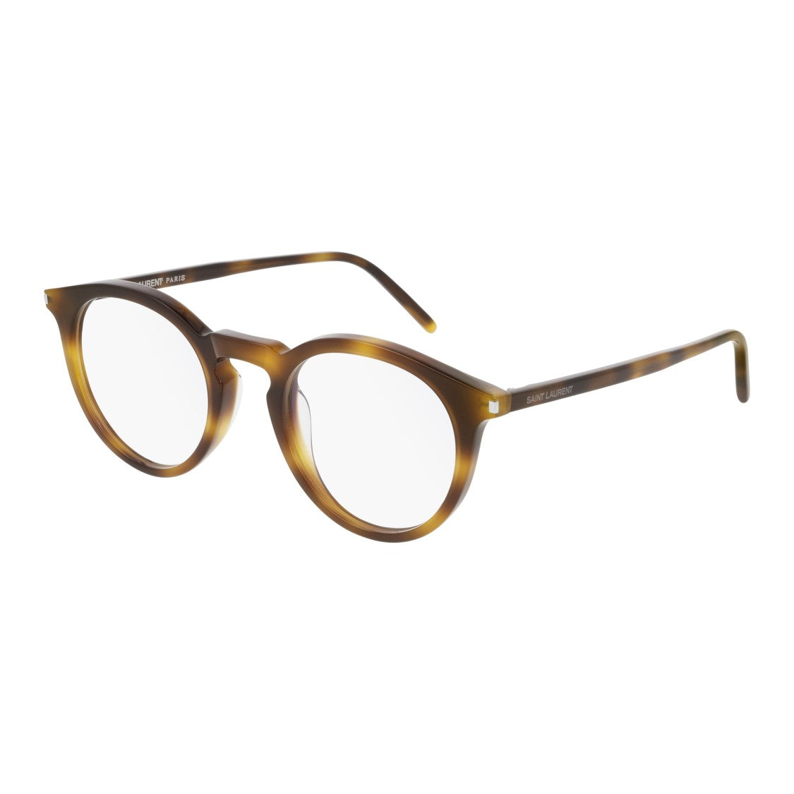 Saint Laurent Sl 347 Round Tortoiseshell Acetate Sunglasses
