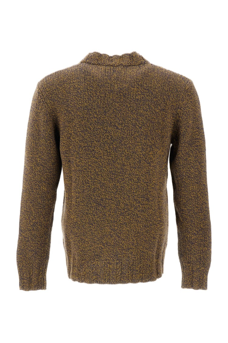 Customer Lovers Moulinè Wool Crewneck Sweater