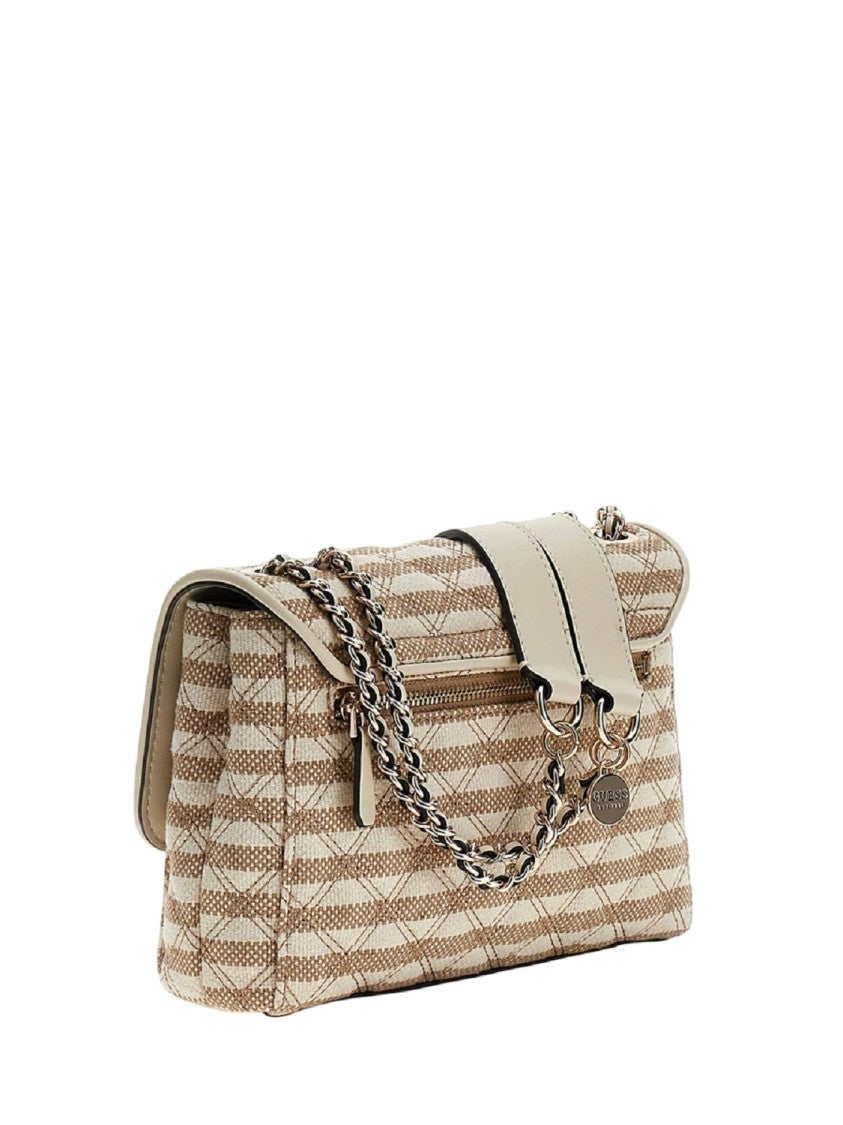 Guess Quilted Giully Shoulder Bag