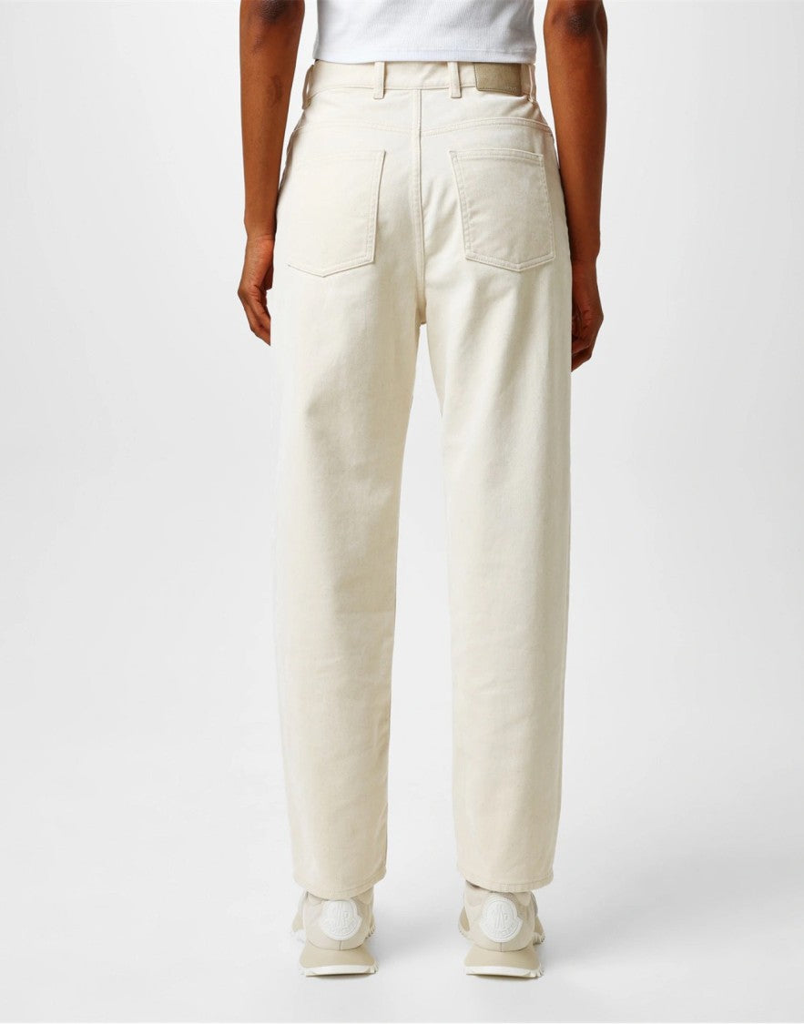 Moncler Cropped Tapered Leg Jeans