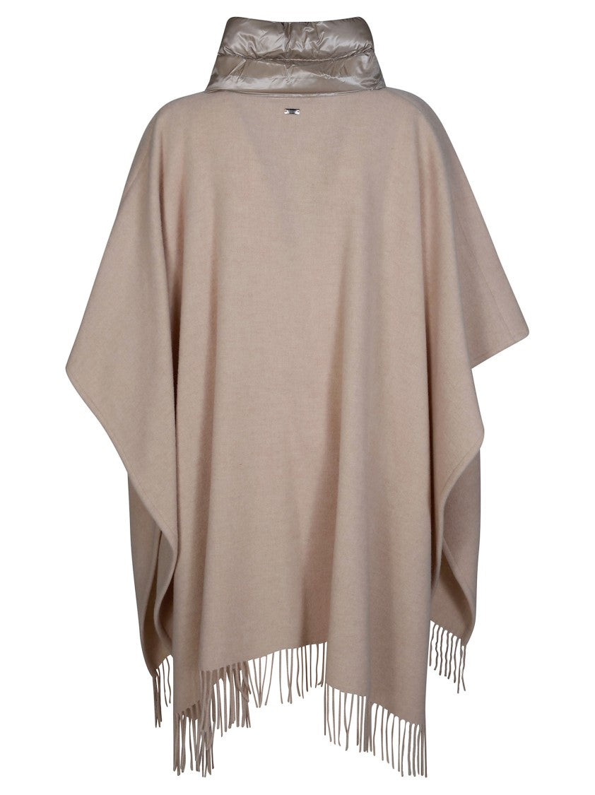 Herno High-Collar Quilted Cape