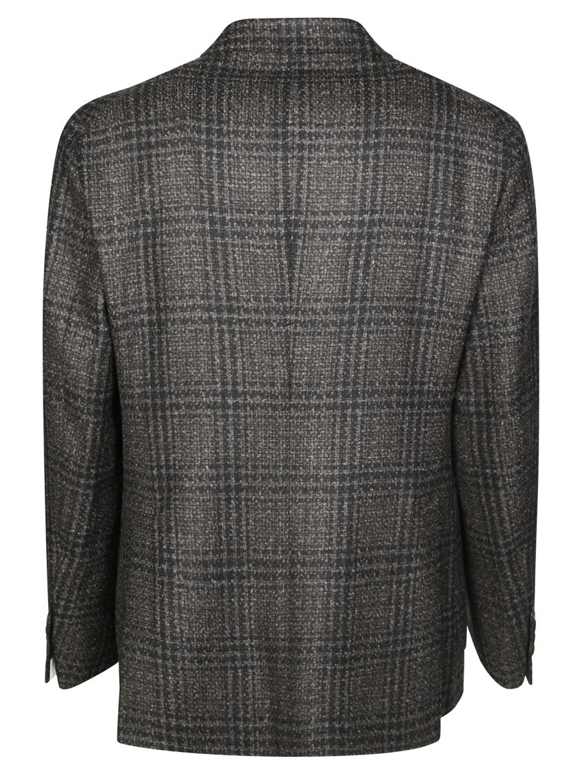 Tagliatore Tailored Black Blazer With Notched Lapel