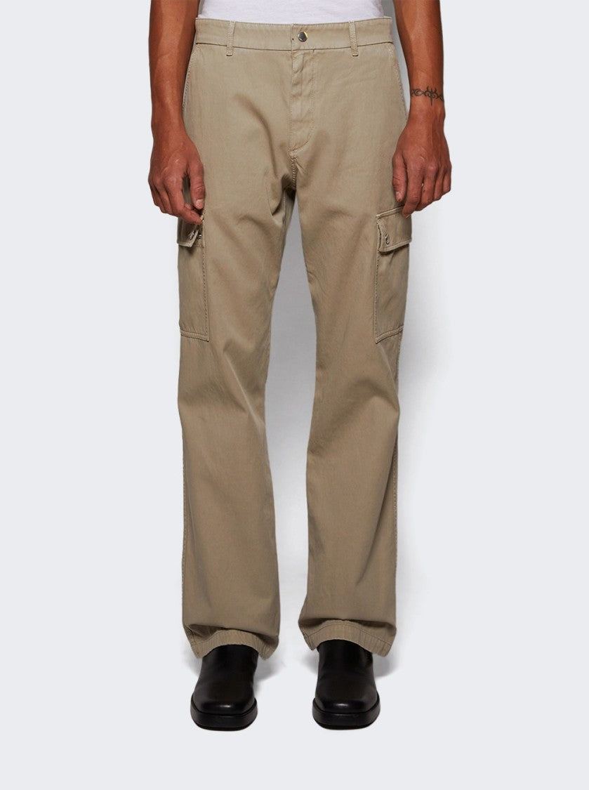 Burberry Gabardine Cargo Trousers - Heron