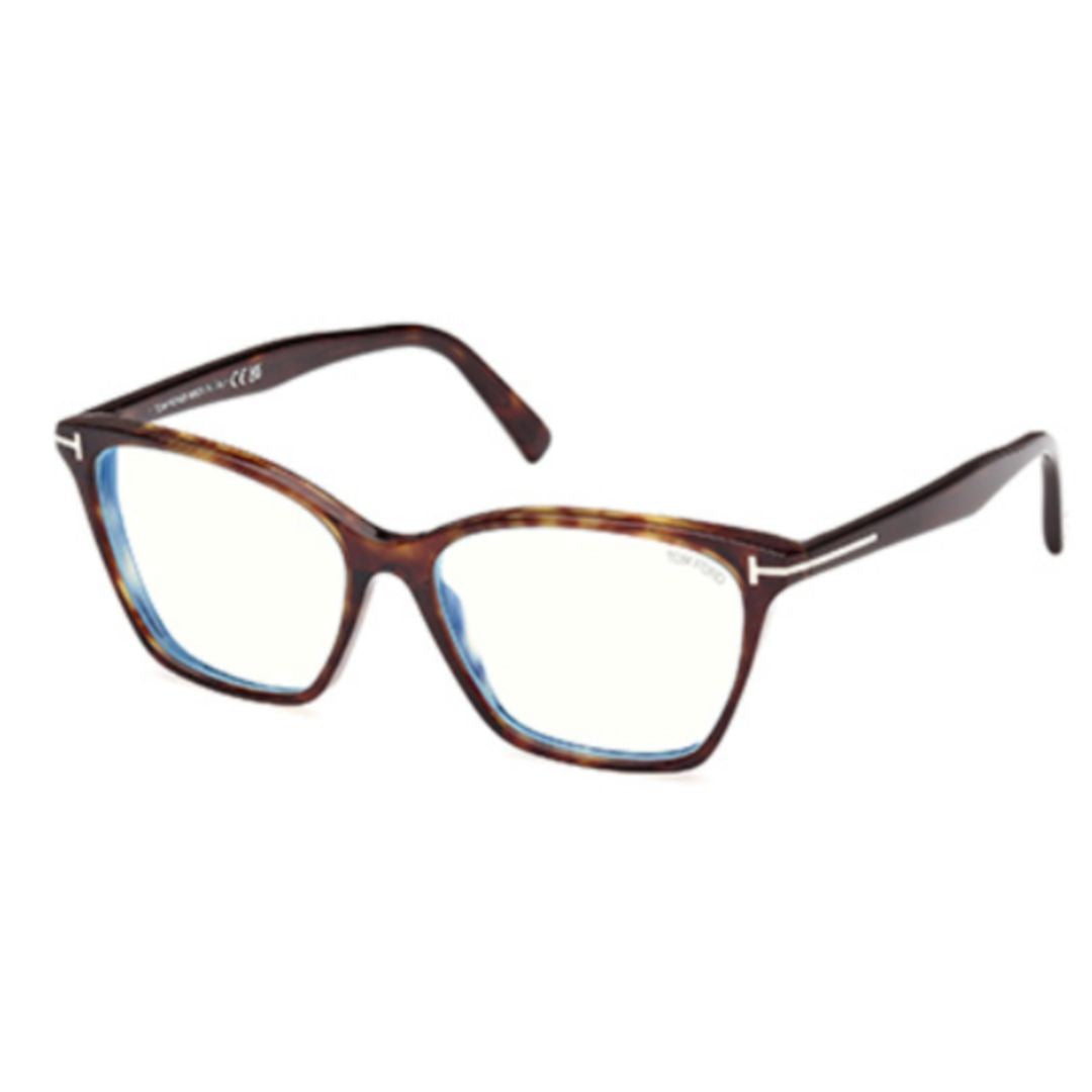 Tom Ford Ft5949-B Oversized Square Tortoiseshell Acetate Eyeglasses