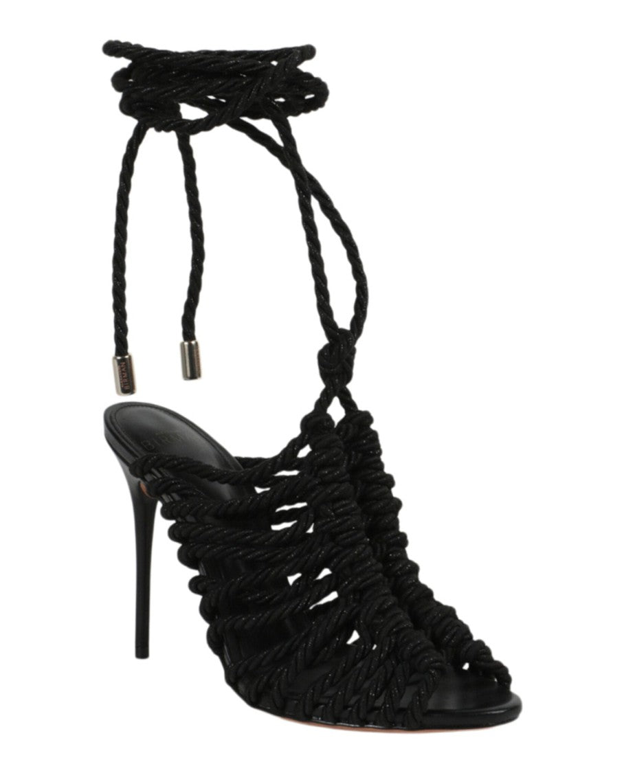 Alexandre Birman Barbara Lurex Heel Sandals