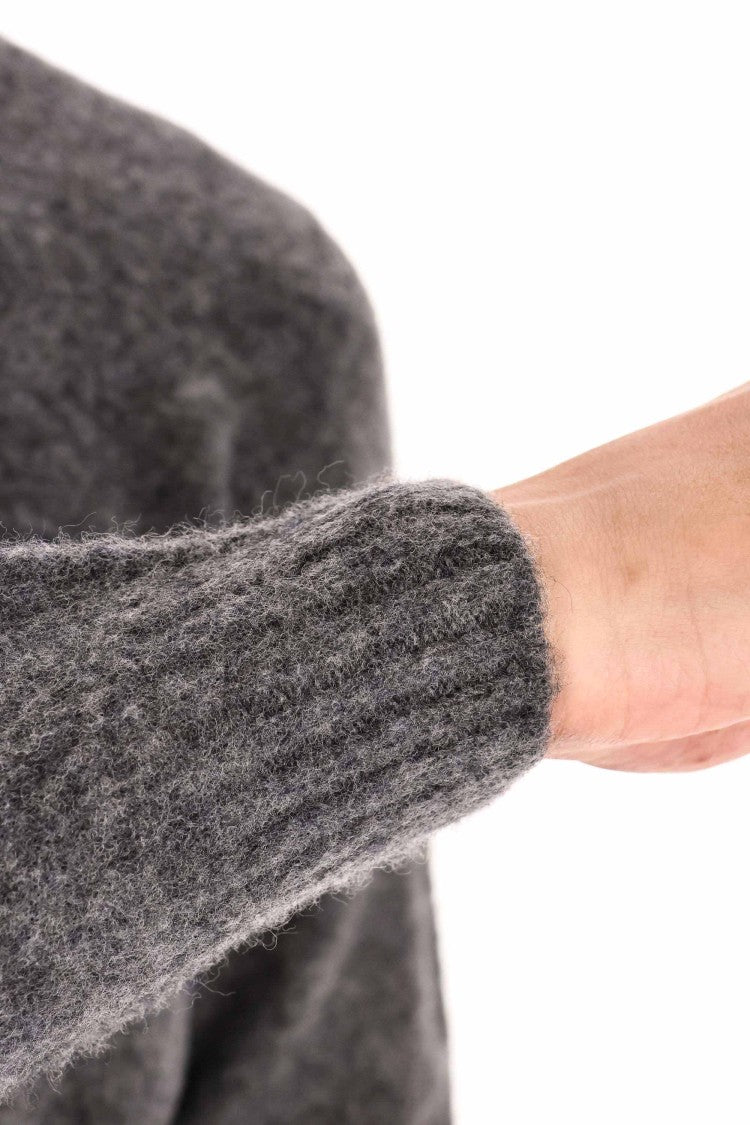 Drumohr Brushed Wool Crewneck Sweater