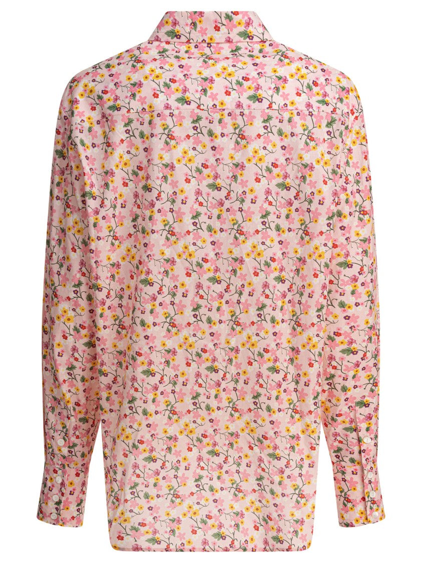 Ines De La Fressange Floral Pattern Long-Sleeve Shirt
