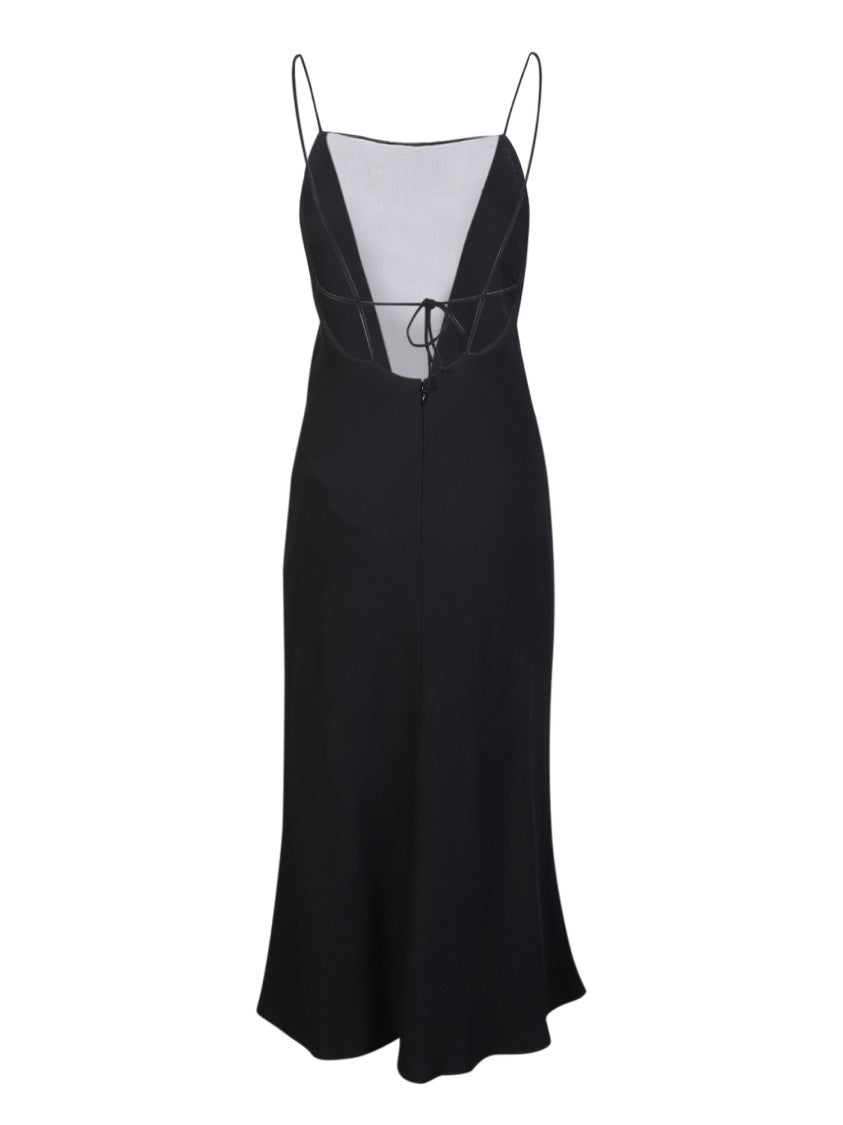 Stella Mccartney Black Viscose Blend Dress