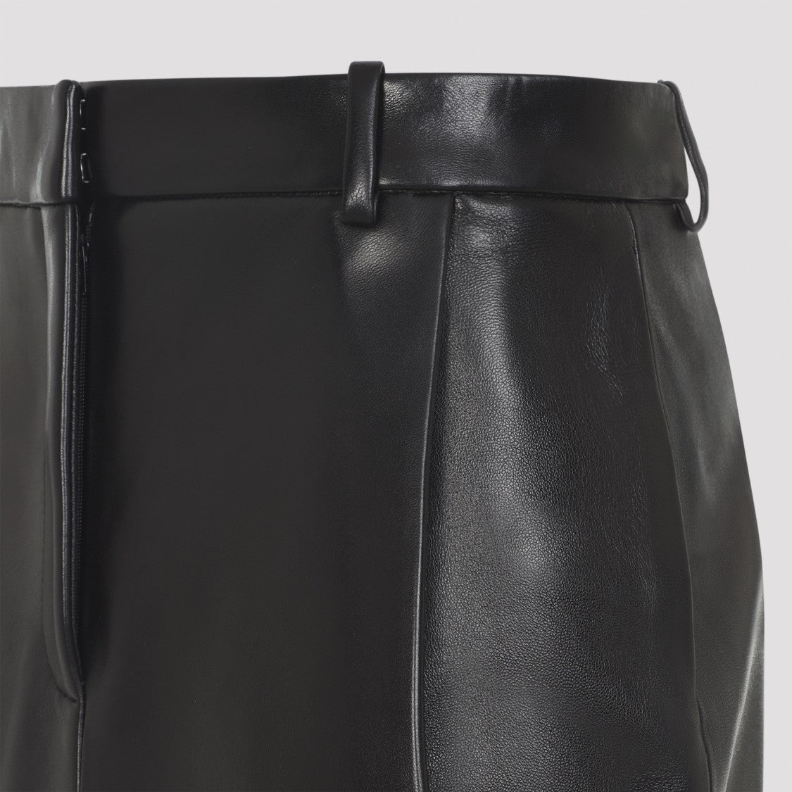 Khaite Lamb Leather Skirt