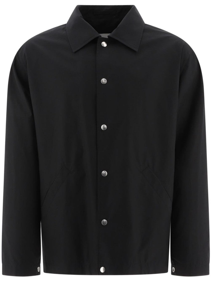 Jil Sander Lightweight Cotton Poplin Jacket With Tailored Fit