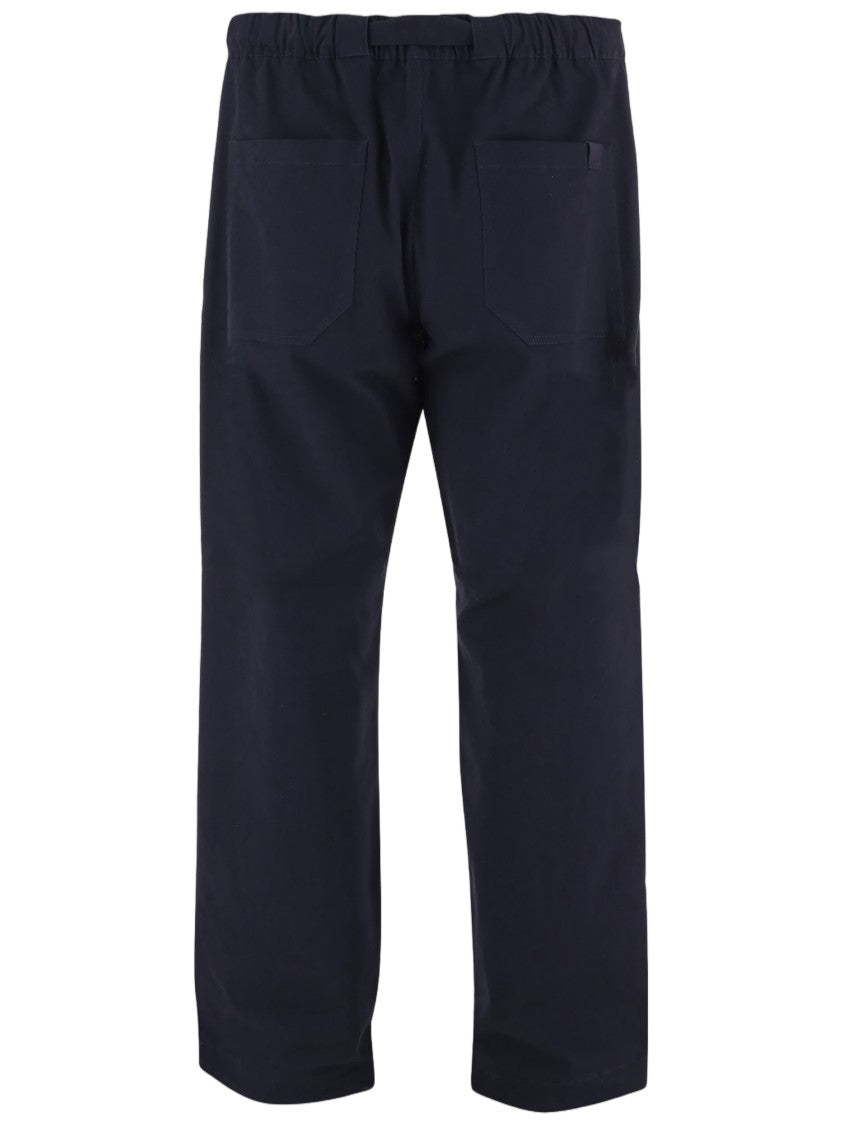 Darkpark Straight-Leg Stretch Cotton Pants With Adjustable Waistband