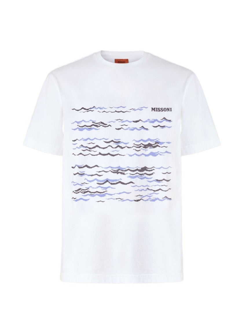 Missoni Multicolor Wave Print T-Shirt