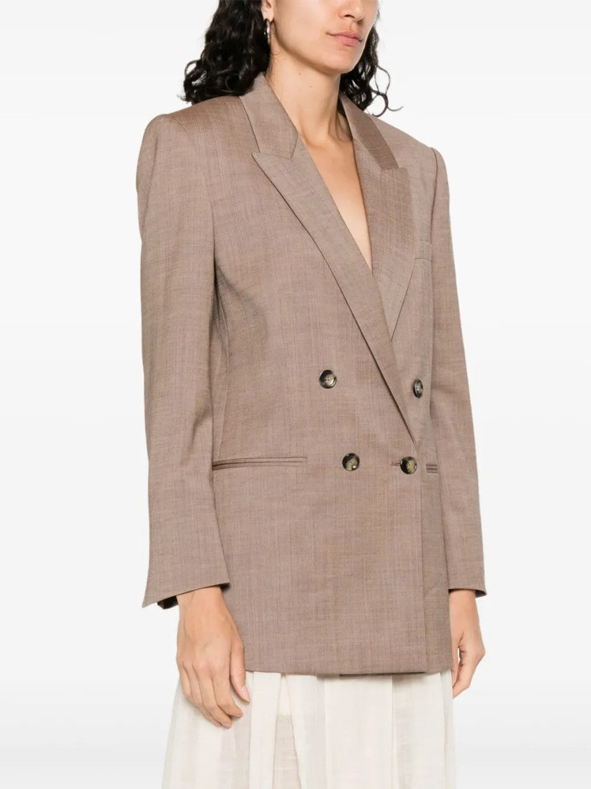 Philosophy Di Lorenzo Serafini Tailored Neutral Classic Silhouette Jacket