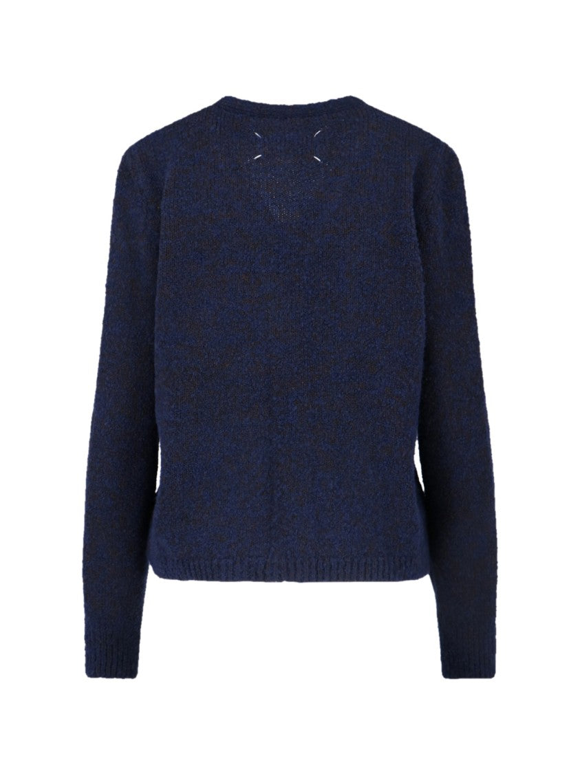 Maison Margiela Wool Cardigan – Navy