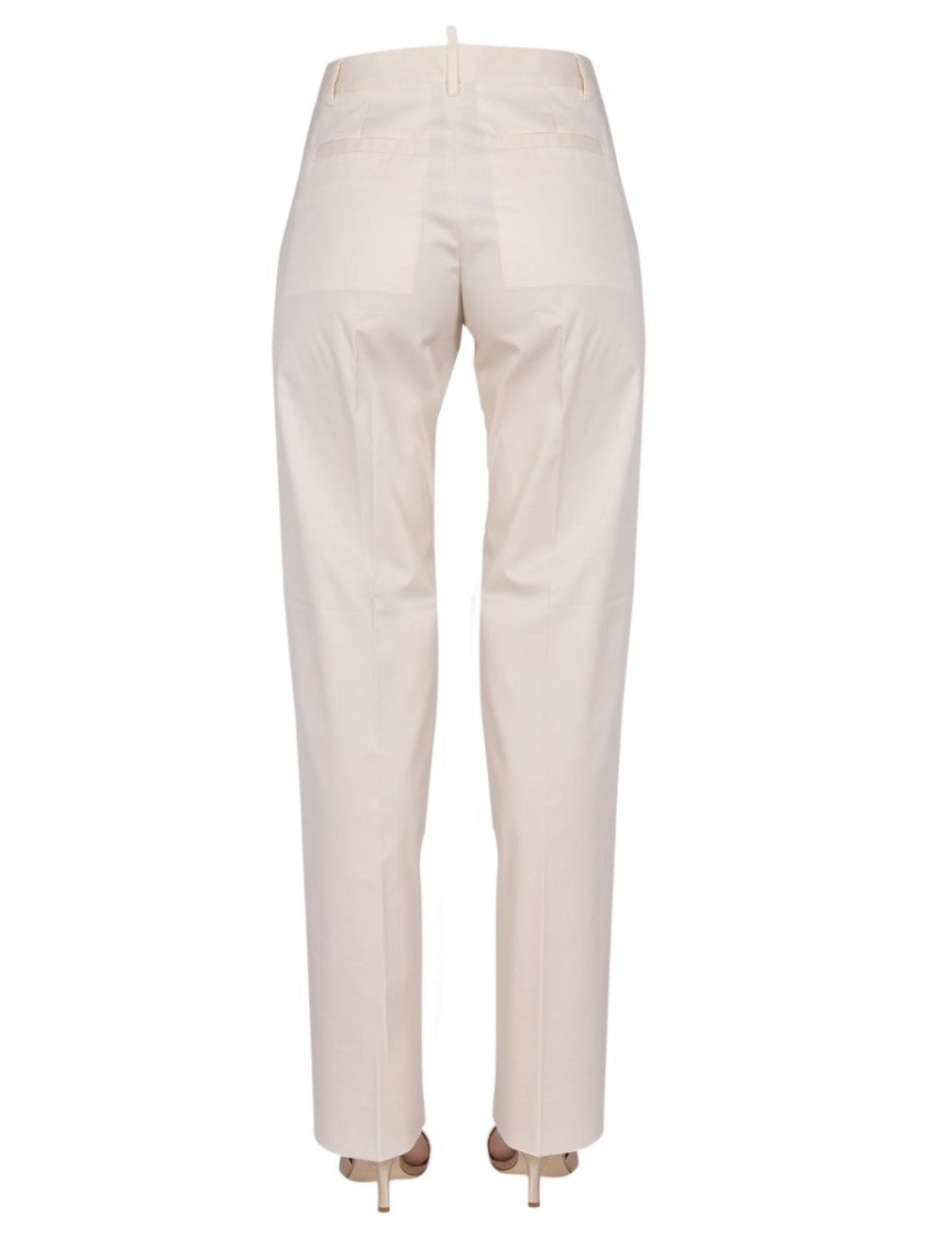 Dsquared2 Tailored Straight Leg Pants With Hook