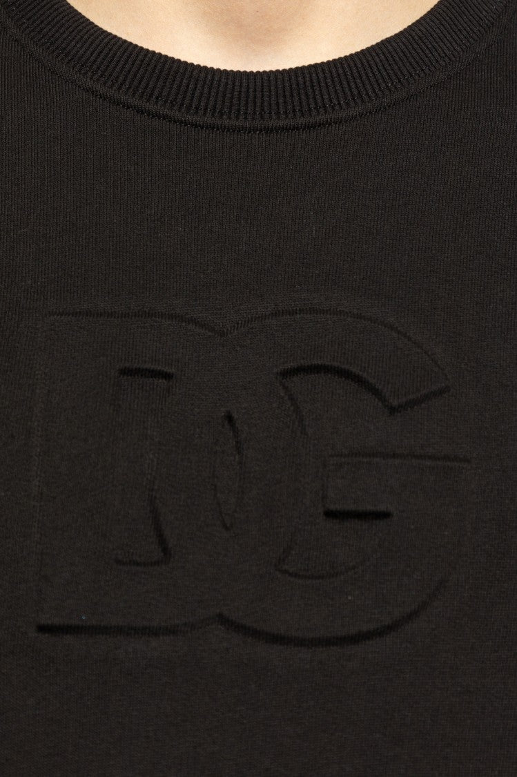 Dolce & Gabbana Embossed Logo Sweatshirt