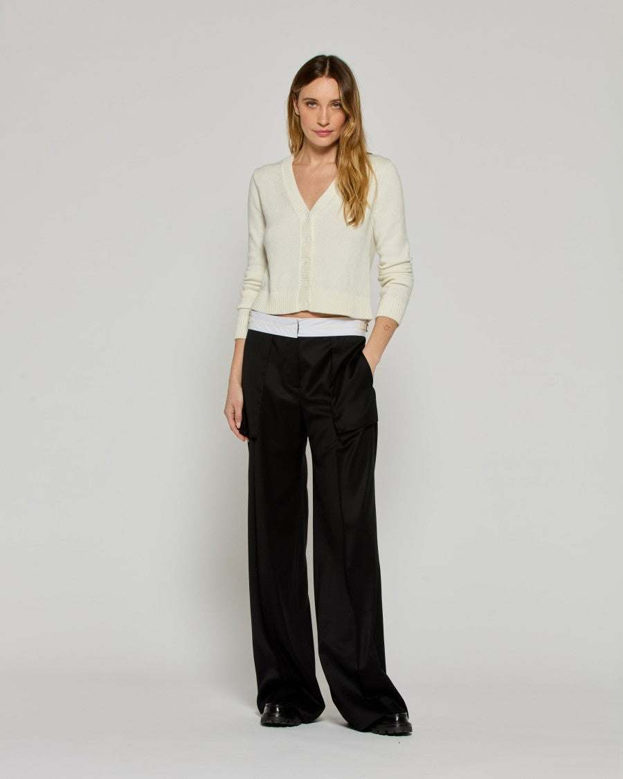 Serena Bute Inside Out Trouser - Black