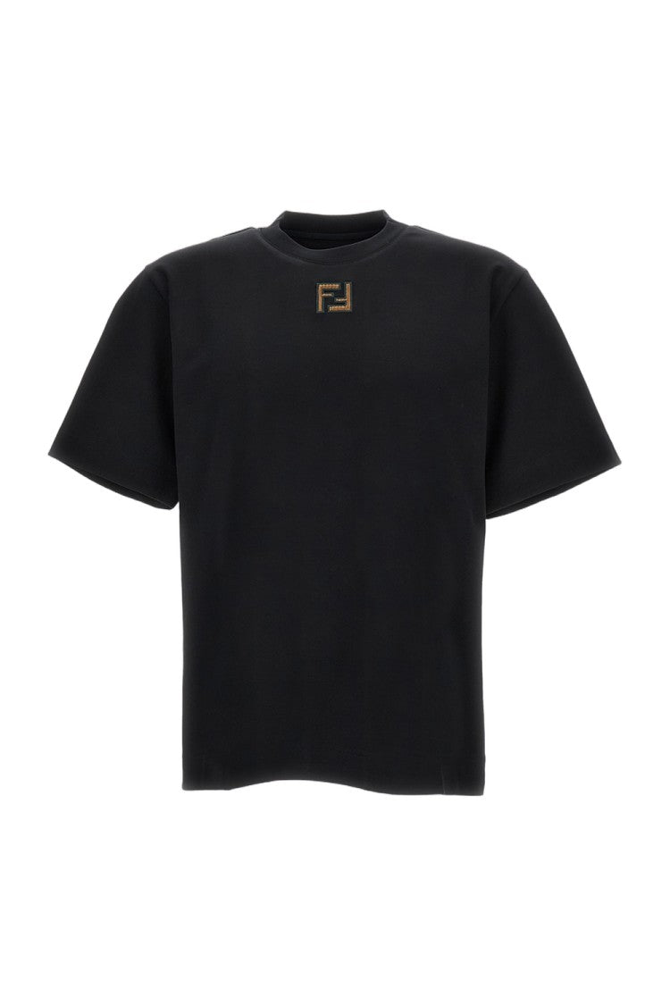 Fendi Regular Fit Crew Neck T-Shirt