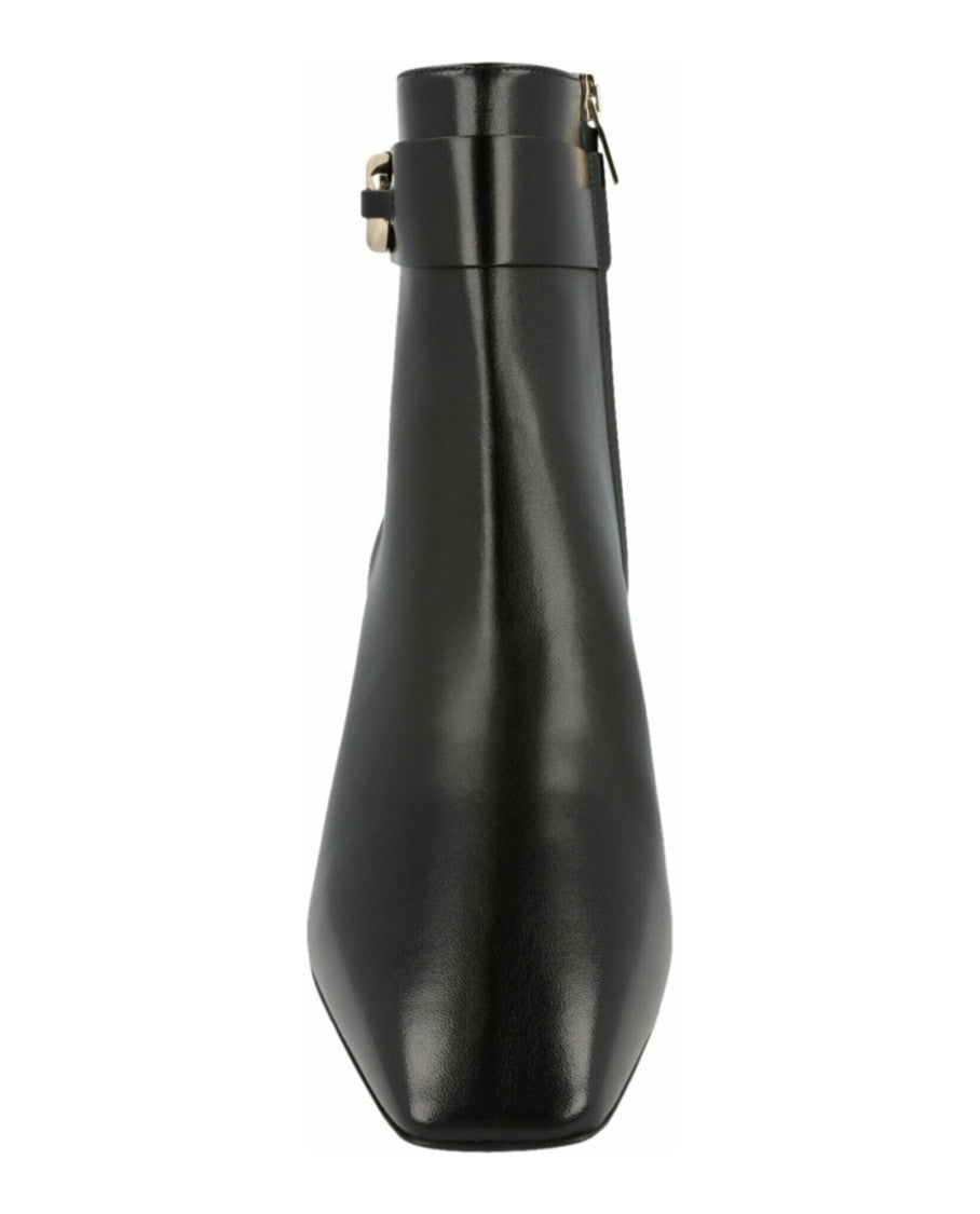 Ferragamo Placida Leather Booties