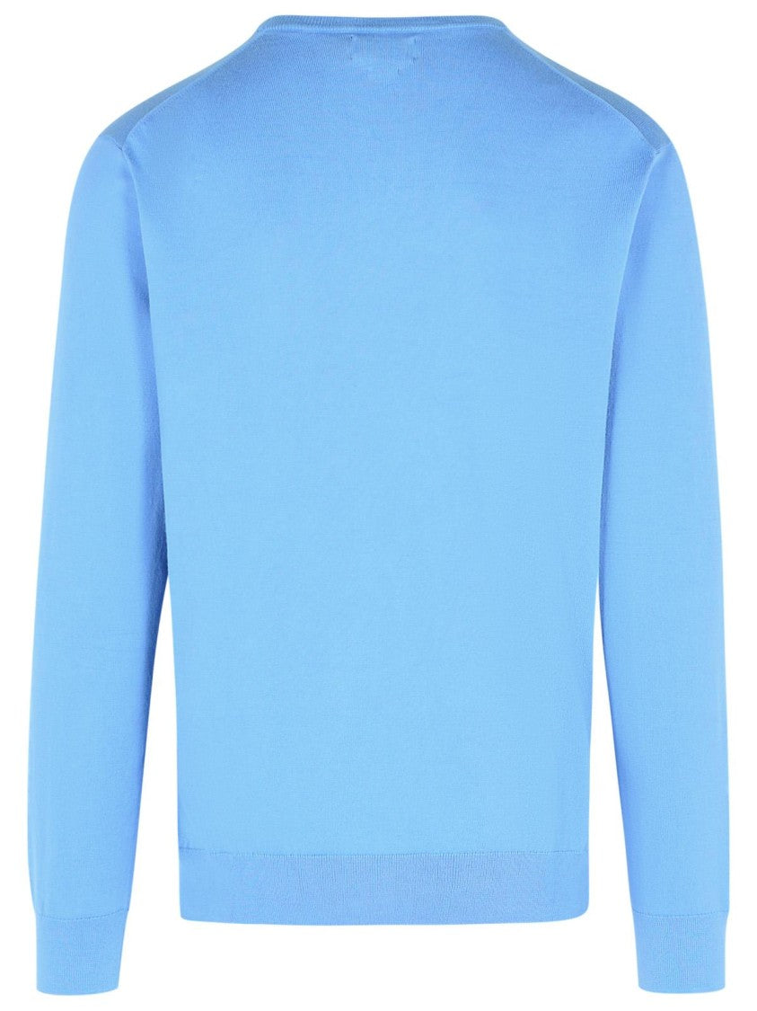 Polo Ralph Lauren Light Blue Cotton Sweatshirt