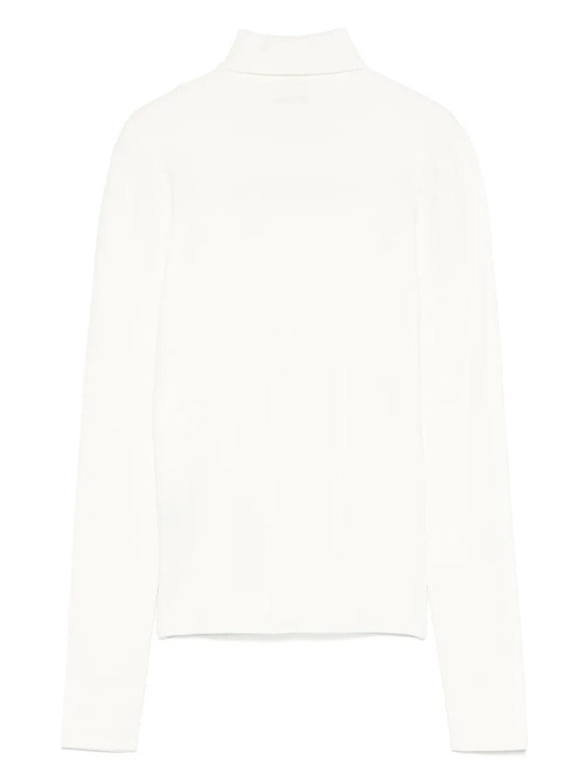 Joseph Pure Silk Roll-Neck Sweater With Minimalist Design