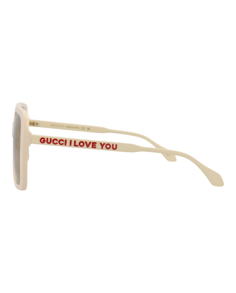 Gucci Square-Frame Recycled Acetate Sunglasses