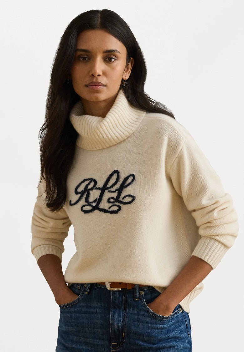 Lauren Ralph Lauren Refined Long Sleeve Pullover With Embroidered Logo