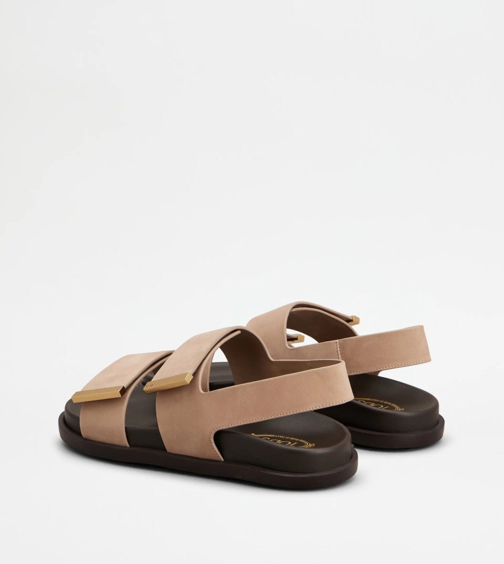 Tod's Footbed+Gomma 68K Strap Sandals