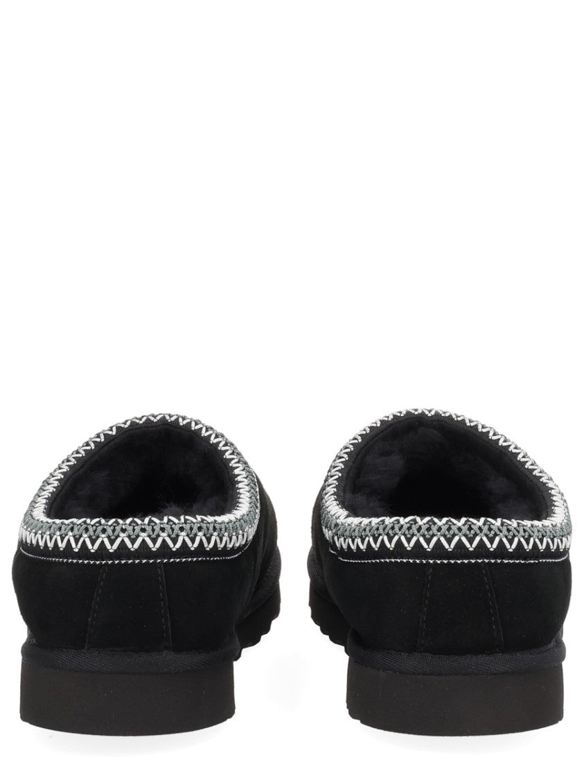 Ugg Slip-On Slipper With Decorative Zigzag Stitch And Textured Sole