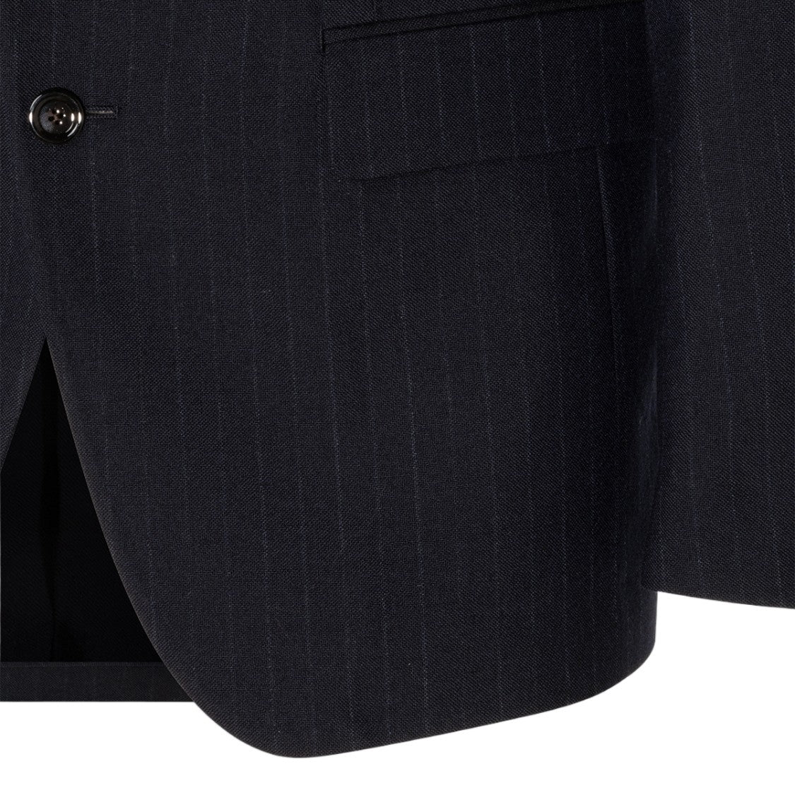 Lardini Tailored Black Two-Piece Suit With Structured Blazer