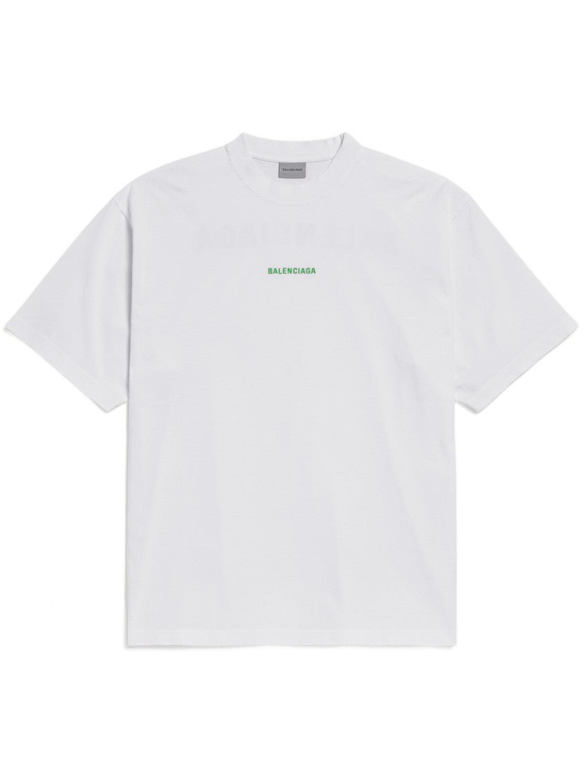 Balenciaga Medium Fit Boxy Logo T-Shirt