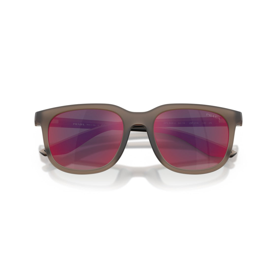 Prada Linea Rossa 0Ps B09su Matte Brown Sunglasses