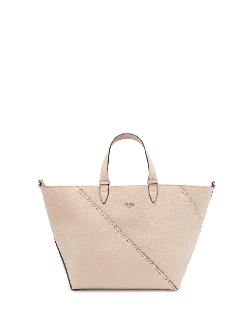 Fendi `Selleria Diag` Small Shopper