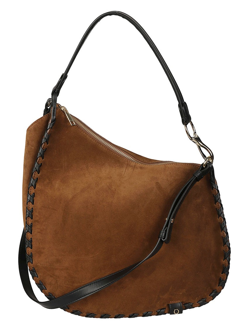 Orciani Chaos Medium Crescent Calfskin Shoulder Bag