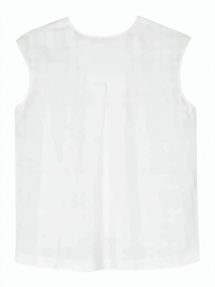 A.P.C. Sleeveless Top In Lightweight Linen-Cotton Blend