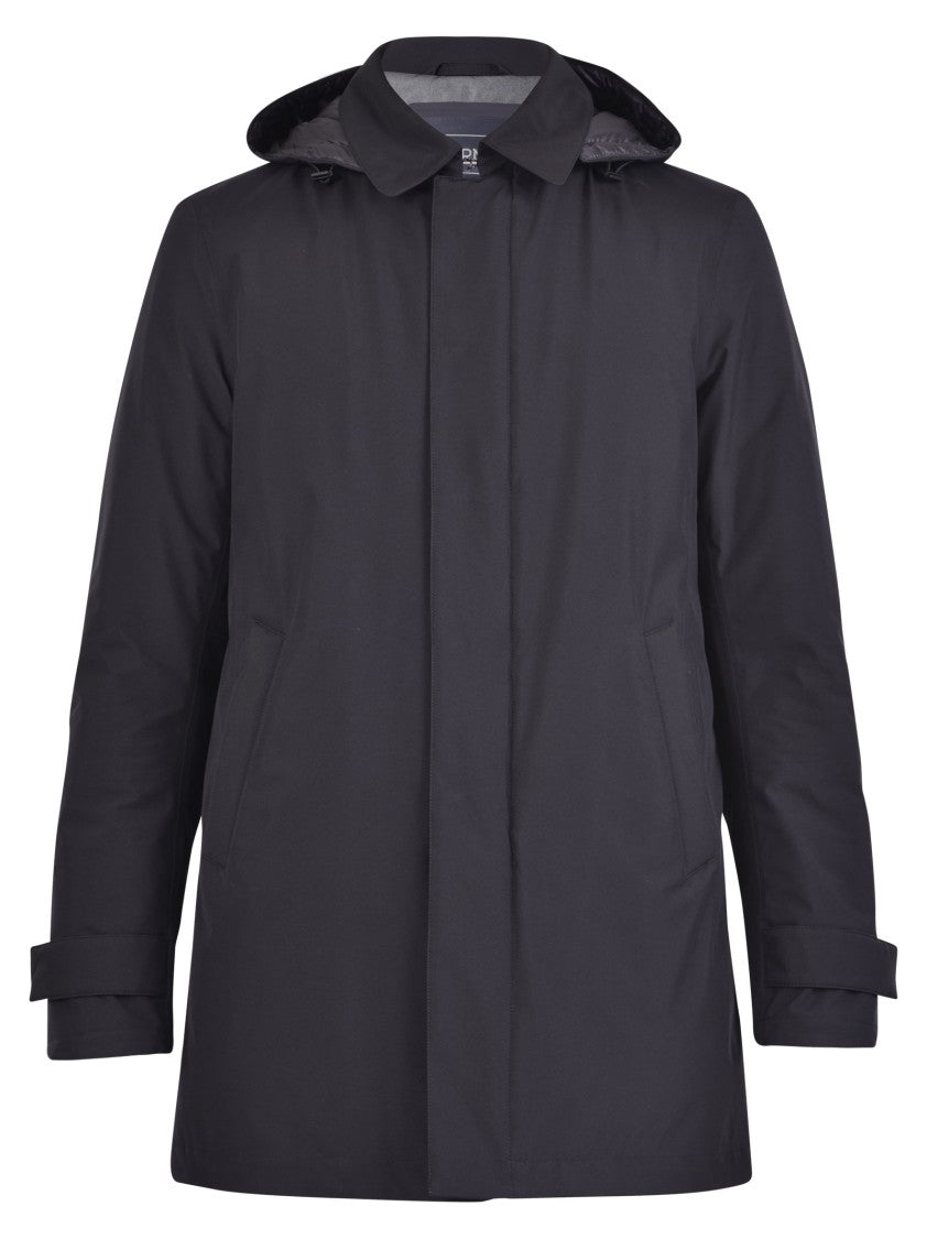 Herno Laminar Black Three-Quarter Coats