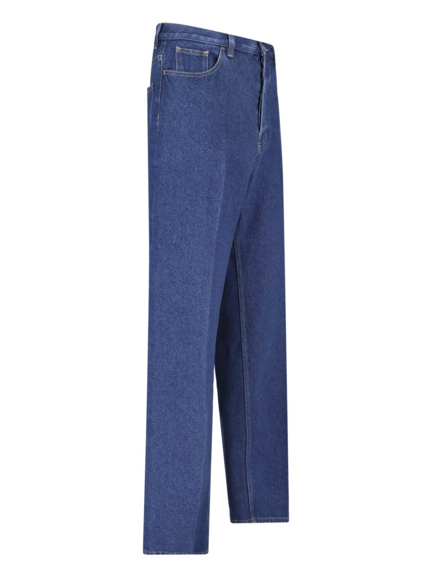 Valentino Blue Vgold High Waist Denim Jeans