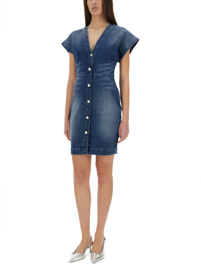 Moschino Slim Fit Denim Dress