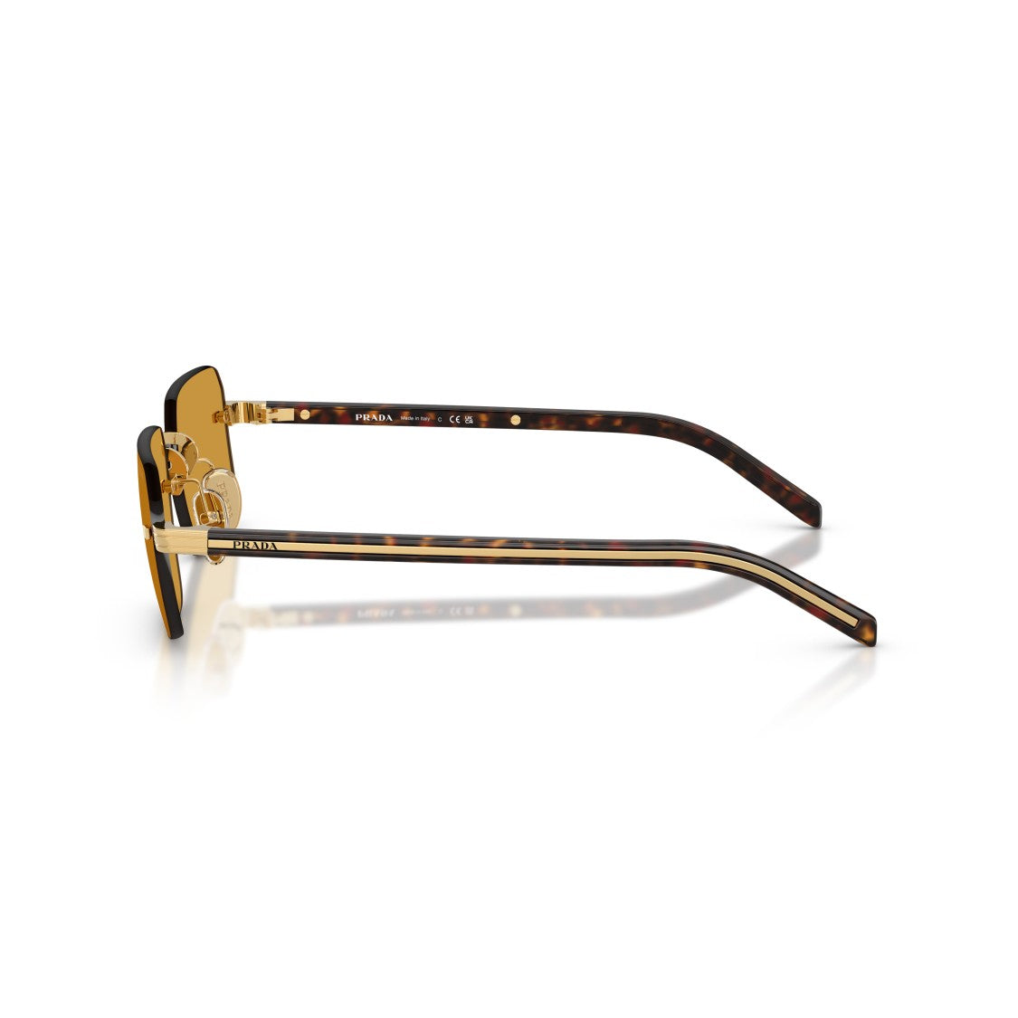 Prada 0Pr D55s Metal Frame Sunglasses