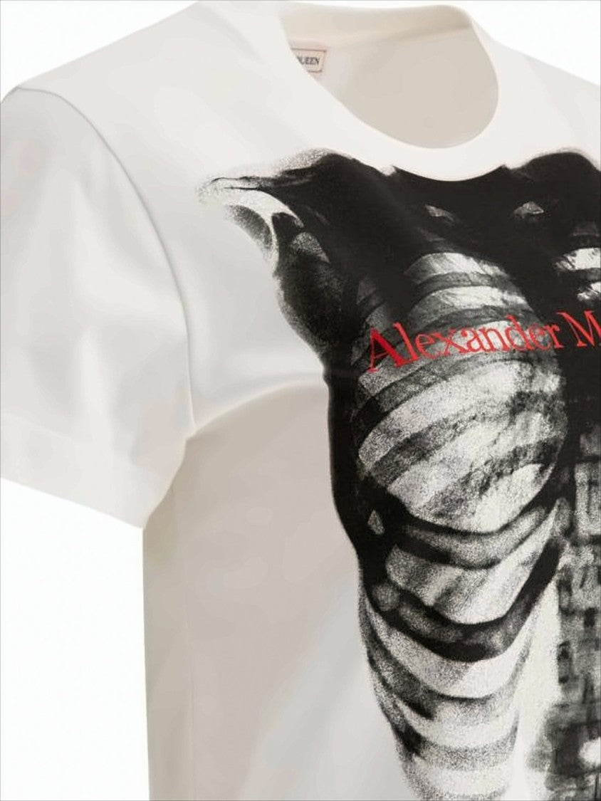 Alexander Mcqueen Graphic Print Ribcage T-Shirt