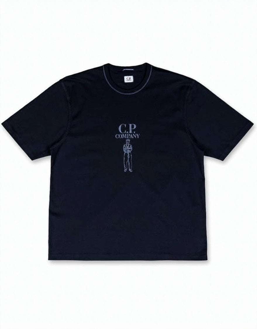 C.P. Company Relaxed-Fit Short-Sleeved T-Shirt With Tonal Embroidery