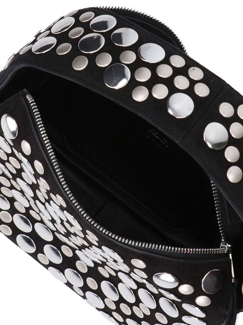 Khaite "Elena" Small Studded Bag Black