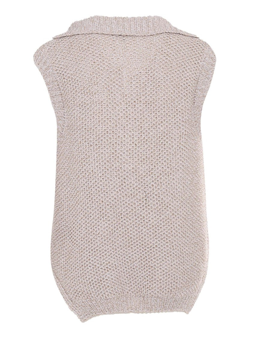Fay Textured Knit Gilet
