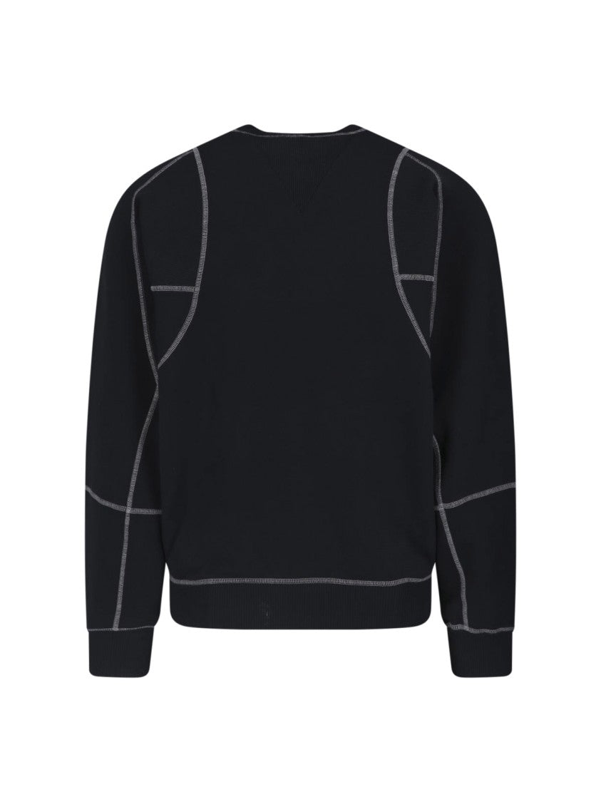 Vivienne Westwood Black Classic Crew Neck Fitted Sweater