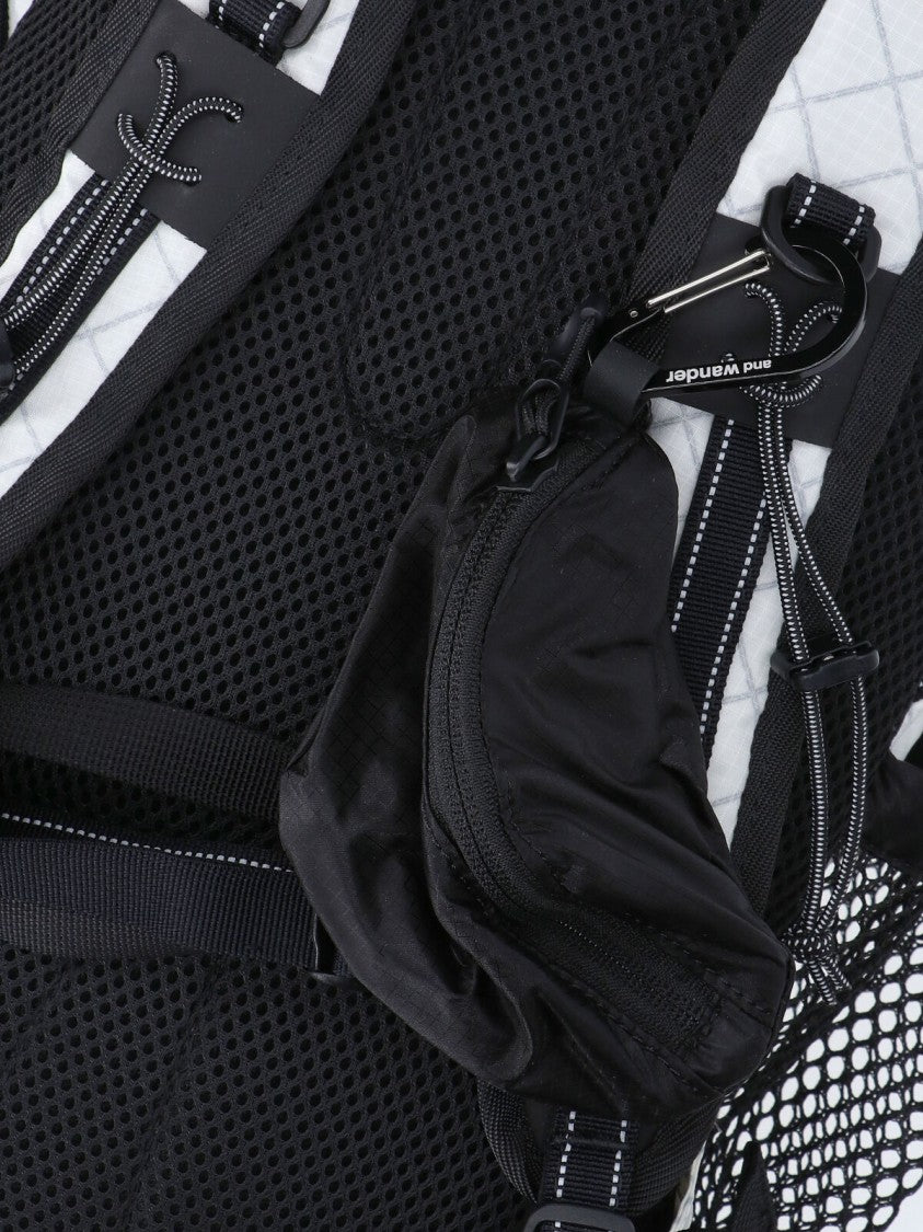 And Wander Minimalist White Bag With Smooth Texture